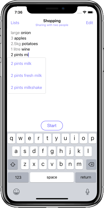 Demonstration of weights, quantities, measures and sizes